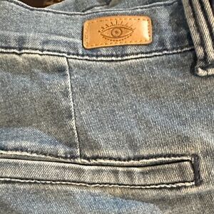 Sofia by Sofia Vergara Light Blue Cargo Jeans